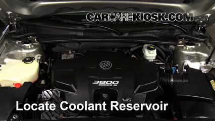 2008 Buick Lucerne CXL 3.8L V6 Antigel (Liquide de Refroidissement) Ajouter de Antigel